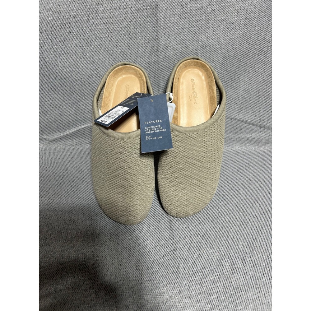 Universal Thread Lara Shoes Womens 6.5 Taupe Knit Slip On Mules Sneakers